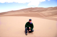 Mike in the Sand Dune - Colorado
